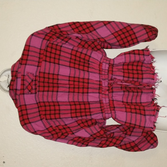 We The Free Button Up Plaid Top - Picture 3 of 4